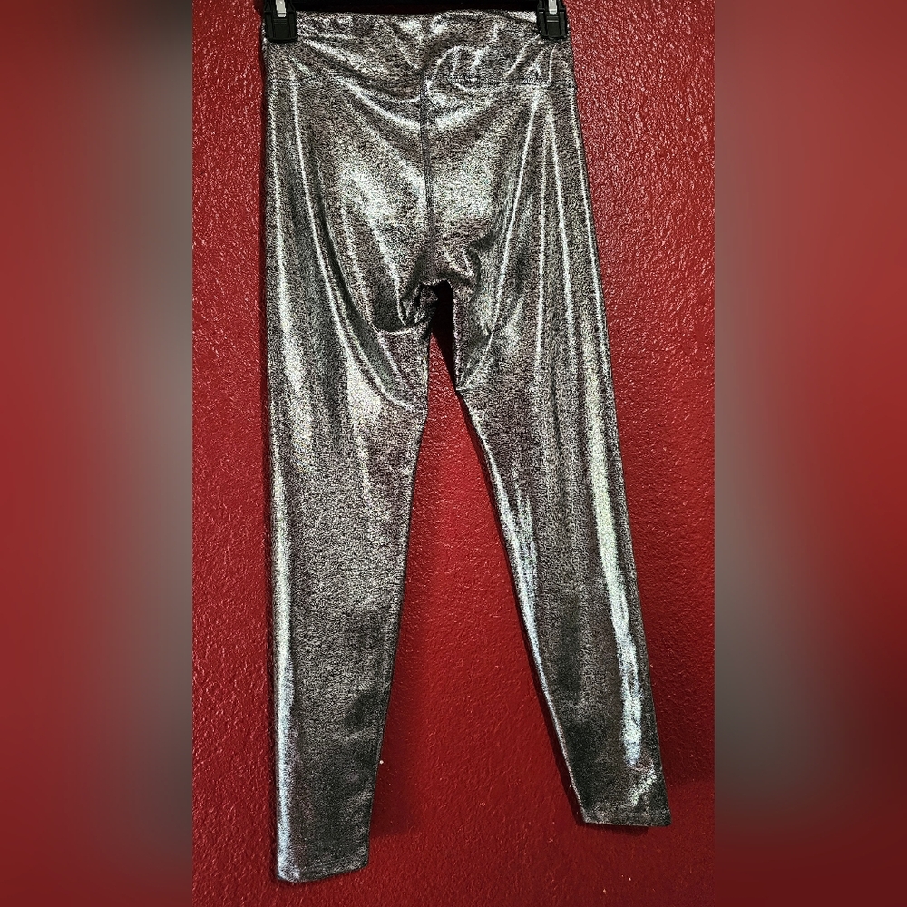Heroine Sport Metallic Gray Leggings - Picture 4 of 5